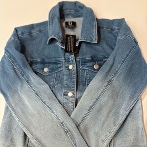 G By Giuliana Ombré Effect Denim Jacket Size 2 NWT